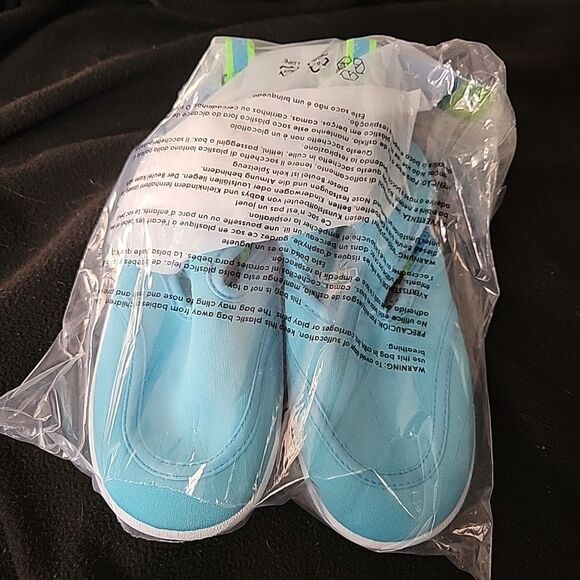 Speedo Kids Hybrid Water Shoes Boys Size XL 11 / 12 Blue Turquoise NEW - Picture 5 of 11